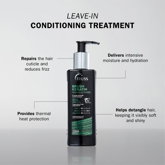 TRUSS Brush Keratin Hair Treatment 8.45 OZ