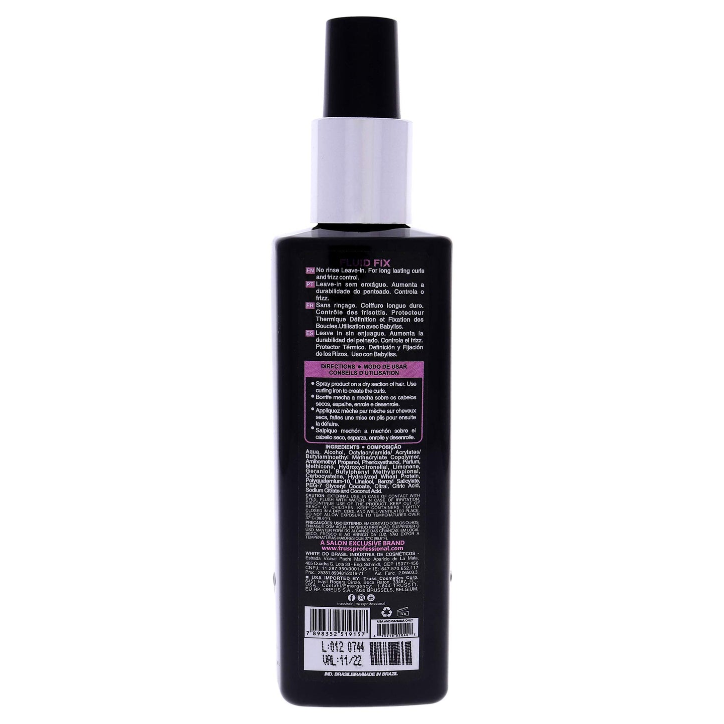 Truss Fluid Fix Leave-In Spray Hair Spray 8.45 oz