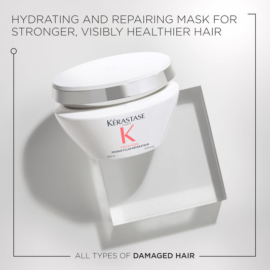 Kerastase Premiere Anti-Breakage Mask, 7x Smoother Hair, 6.8 Fl Oz