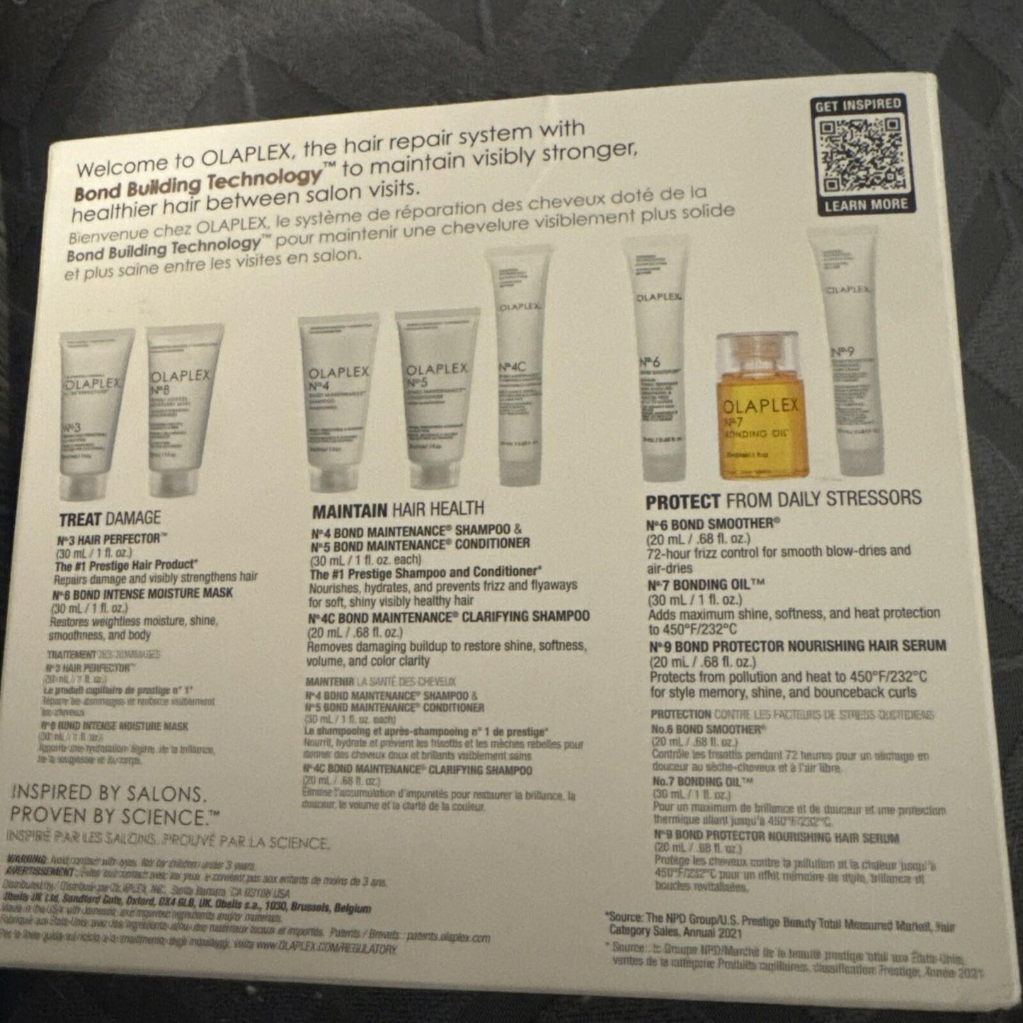OLAPLEX DISCOVERY KIT HAIR REPAIR SYSTEM