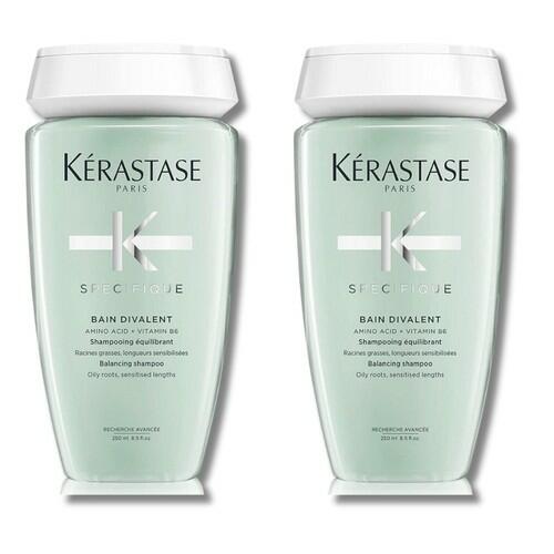 Kerastase Specifique Bain Divalent Anti-Oil Shampoo 250ml 2 Pack
