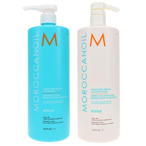 Moroccanoil Moisture Repair Shampoo & Conditioner 33.8 OZ Combo Pack
