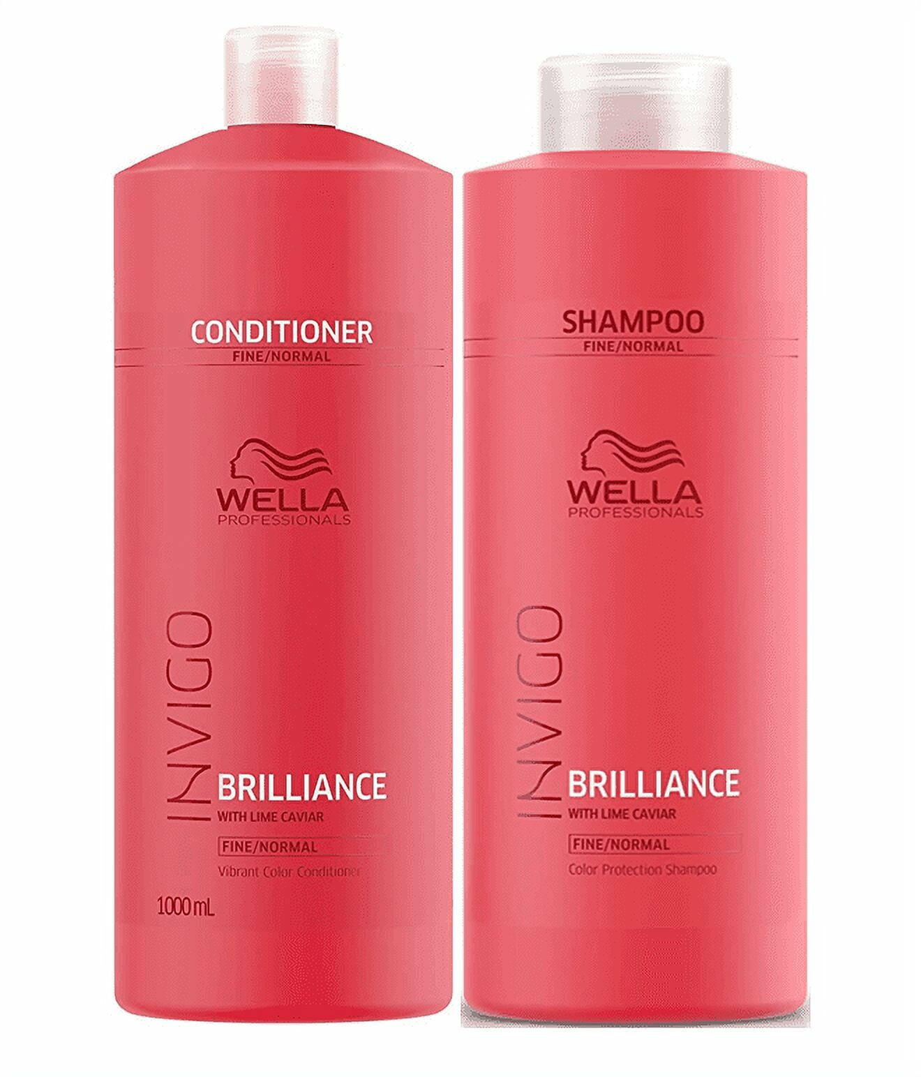 Wella Invigo Brilliance Shampoo And Conditioner Set 33.8 Ounce Each for Fine