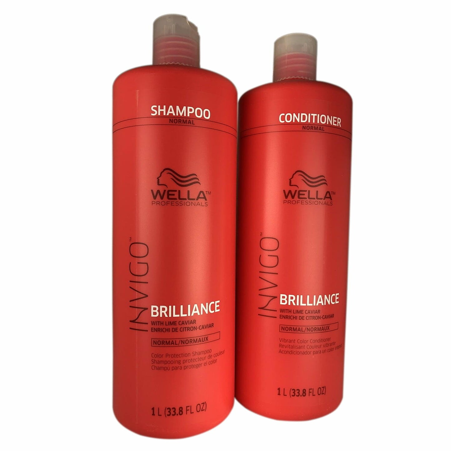 Wella Invigo Brilliance Shampoo and Conditioner 33.8 oz Fine to Normal Hair