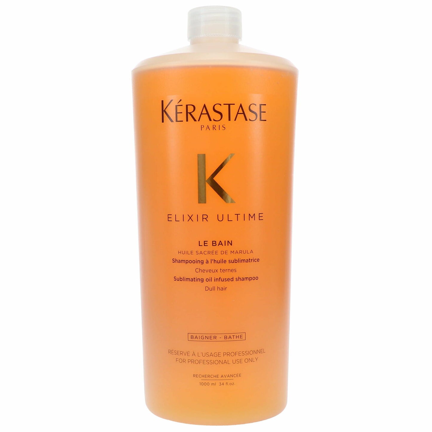 Kerastase Elixir Ultime Sublimating Oil Infused Shampoo Le Bain 8.5 oz