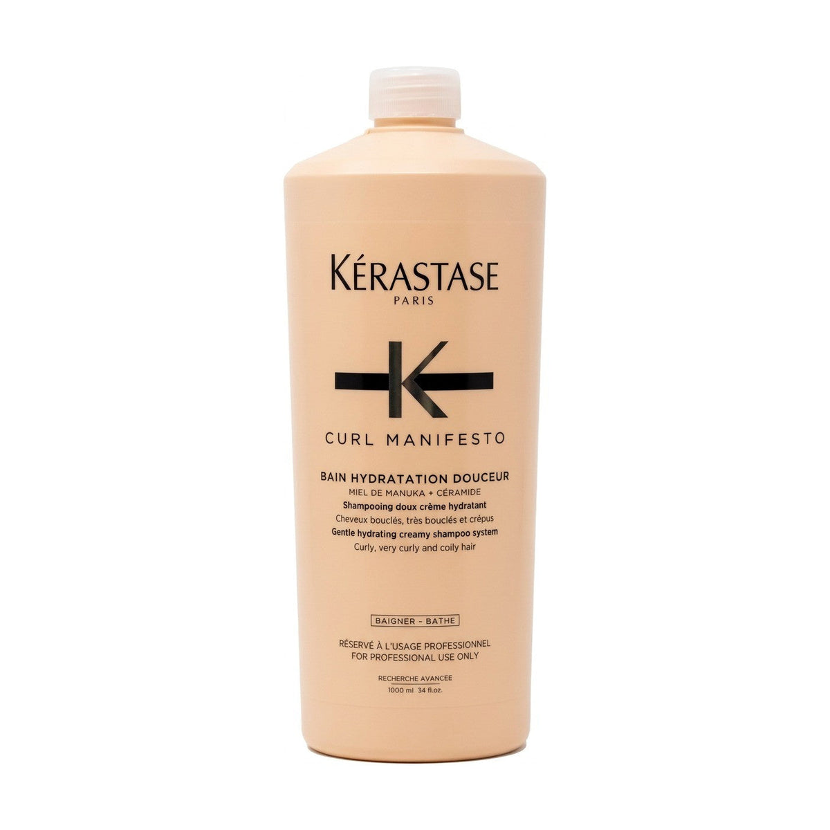 Kerastase Curl Manifesto Bain Hydratation Douceur Shampoo 33.8 oz / 1000 ml