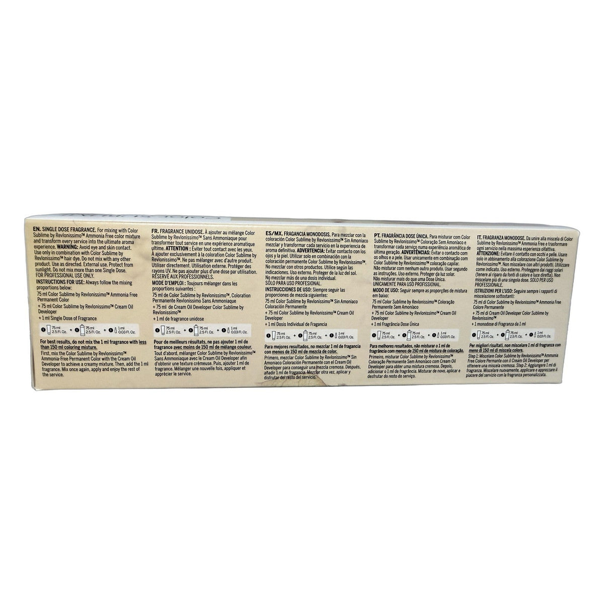 Revlon Professional Color Sublime by Revlonissimo Sweet Gourmet Single Dose Fragrance 24 x 1 ml