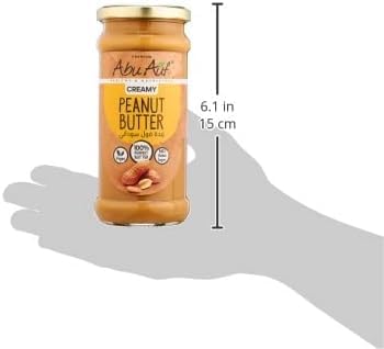 Abu Auf Peanut Butter, Creamy, All-Natural Ingredients, 330 gm