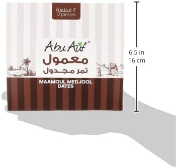 Abu Auf Maamoul Dates Box, Authentic Arabic Delight, 12 Pieces