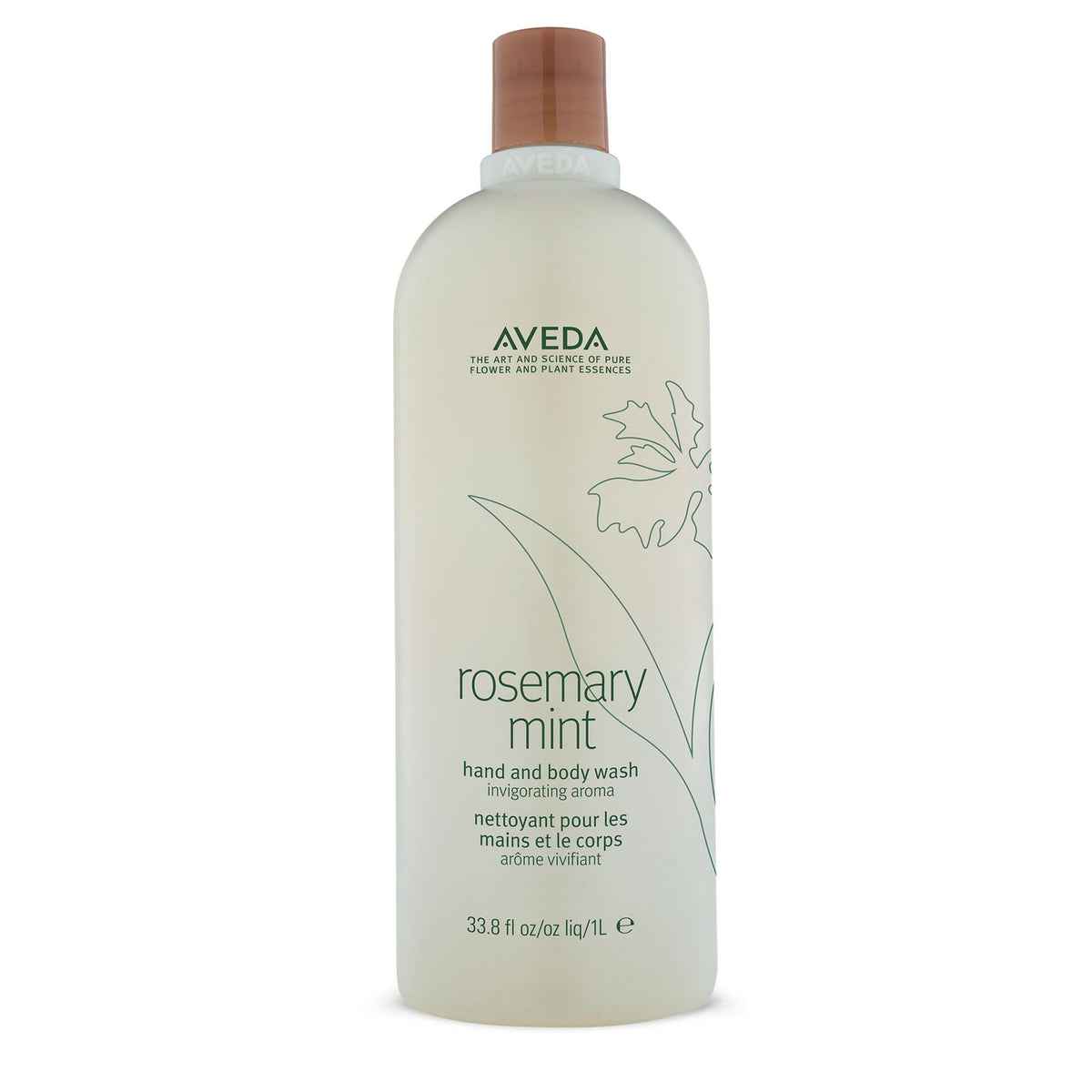 Aveda Rosemary Mint Hand & Body Wash, Liquid Hand Soap and Body Wash, 33.8 Fl Oz