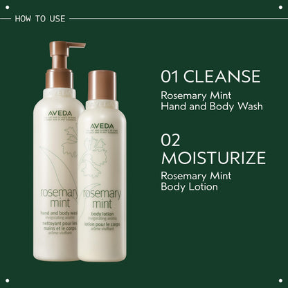 Aveda Rosemary Mint Hand & Body Wash, Liquid Hand Soap and Body Wash, 33.8 Fl Oz