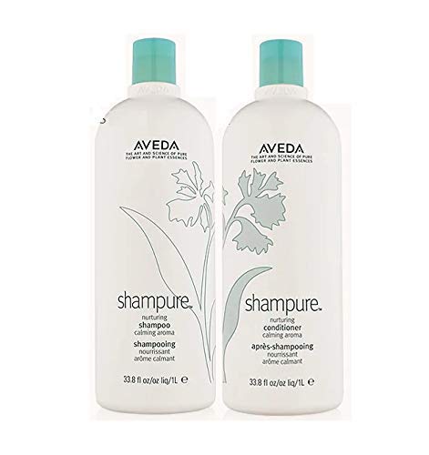 Aveda Shampure Nurturing Shampoo and Nurturing Conditioner Duo 33.8 Ounces Set