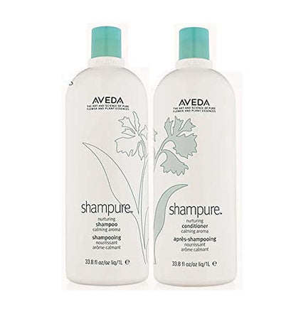 Aveda Shampure Nurturing Shampoo and Nurturing Conditioner Duo 33.8 Ounces Set
