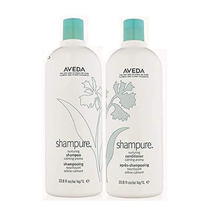 Aveda Shampure Nurturing Shampoo and Nurturing Conditioner Duo 33.8 Ounces Set