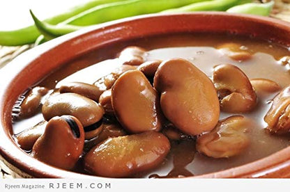 Egyptian Harvest Plain Fava Beans Foul Medames Premium Quality Cooked Ready To Eat 400 g فول مدمس