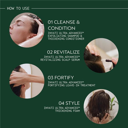 Aveda Invati Ultra Advanced Thickening Conditioner Rich | Step 2 of 4 | Reduces