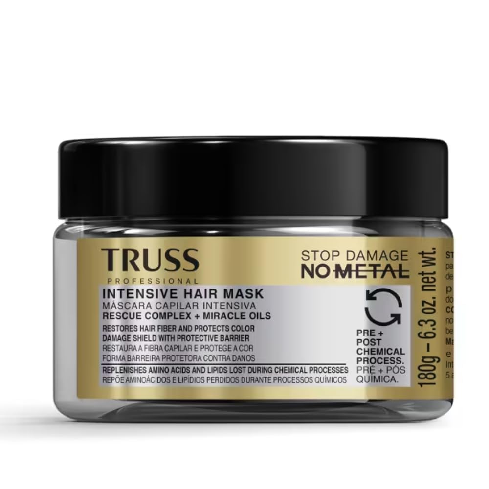 TRUSS No Metal Stop Damage Intensive Mask 180g/6.35 oz