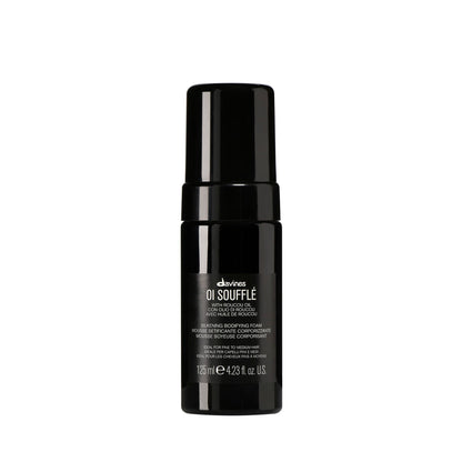 Davines OI Soufflé, Silkening Bodifying Foam for Fine to Medium Hair, 4.23 Fl Oz