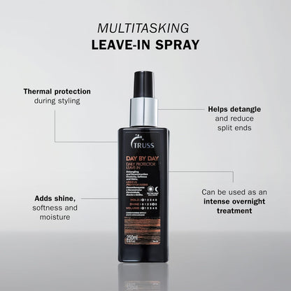 TRUSS Day by Day Leave-In Conditioner Spray, Heat Protectant, 8.45 oz