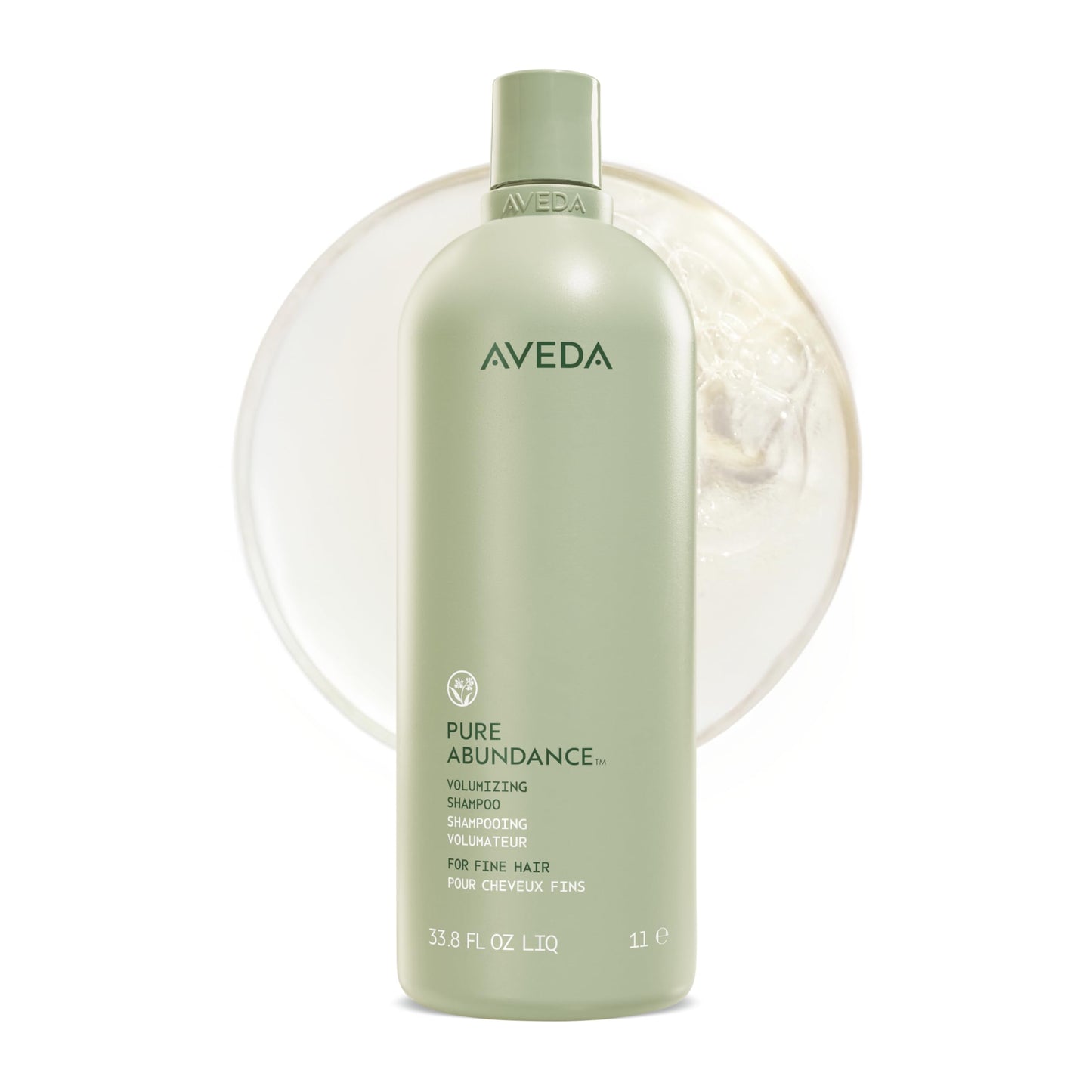 Aveda Pure Abundance Volumizing Shampoo For Fine Hair Liter Size, 33.8 Fl Oz