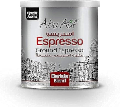 Abu Auf Ground Espresso Coffee Barista, 100% Arabica, 250 gm