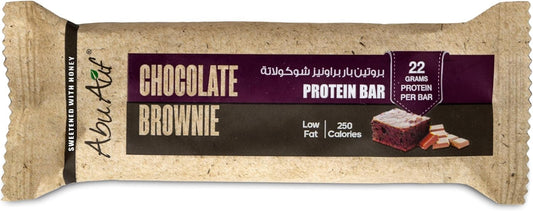 Abu Auf Chocolate Brownie Protein Bar, Gluten-Free, 22g Protein, On-the-Go Snack, Post-Workout Treat, 70 gm
