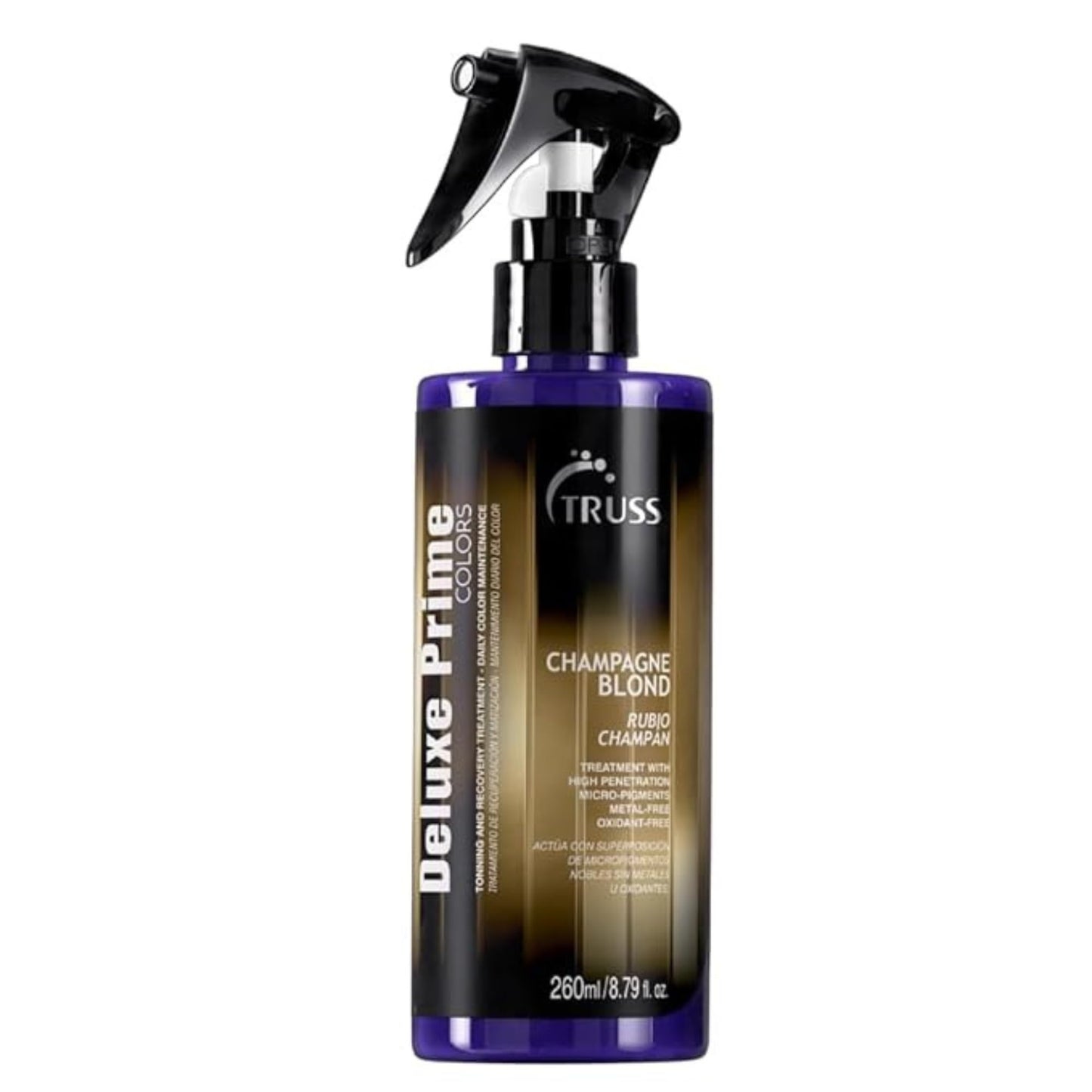 TRUSS Purple Hair Spray & Blonde Toner Deluxe Prime Champagne Blonde 8.79 OZ