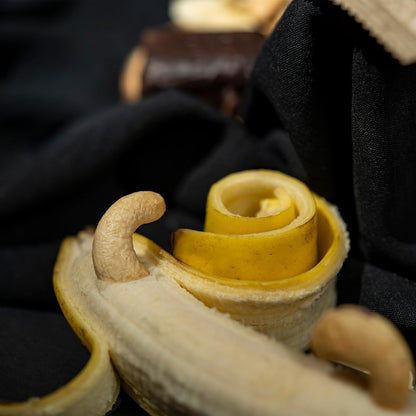 Abu Auf Protein Bar, Banana with Cashew, High Protein 22g, Nutrient-Rich, Fiber-Rich, Heart-Healthy Snack, 70 gm