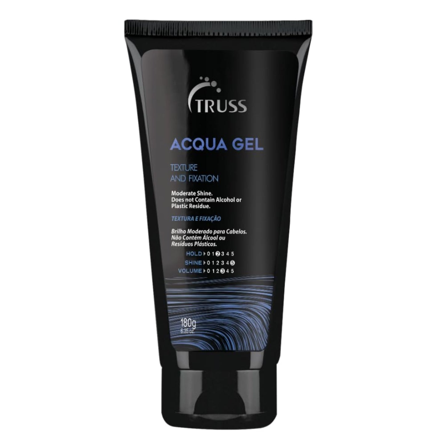 TRUSS Acqua Gel, Medium To Strong Hold Flexible Hair Gel 6.35 OZ