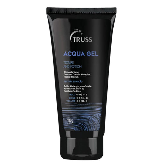 TRUSS Acqua Gel, Medium To Strong Hold Flexible Hair Gel 6.35 OZ