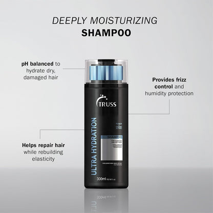 TRUSS Ultra Hydration Hair Shampoo for Dry Hair 10.14 OZ