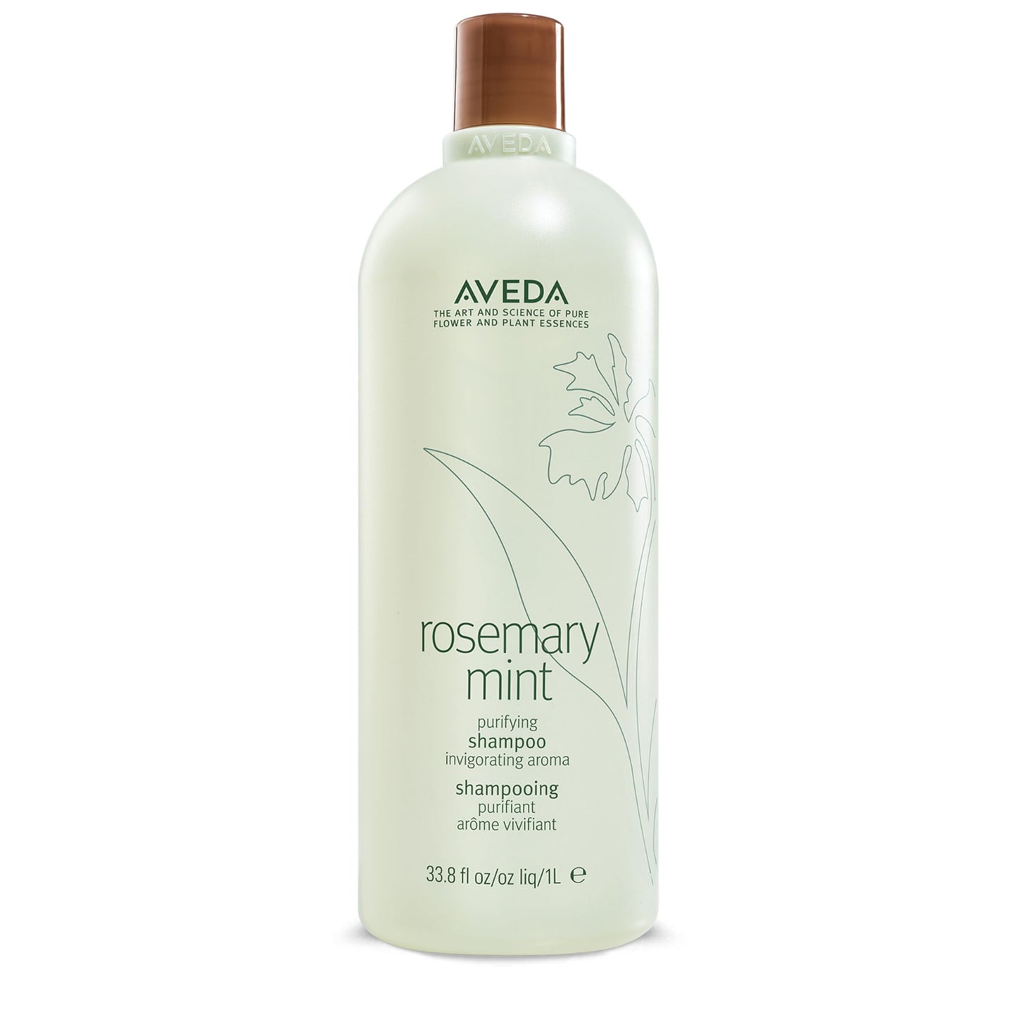 Aveda Mint Purifying Shampoo and Weightless Conditioner Duo Liter, Rosemary