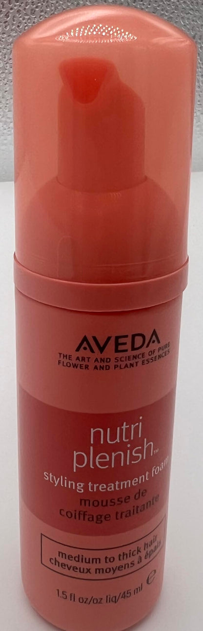 Aveda Nutriplenish Styling Treatment Foam 1.5 OZ