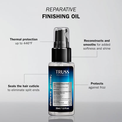 TRUSS Deluxe Prime Reconstructive Hair Oil for Damaged Hair 1 Fl oz