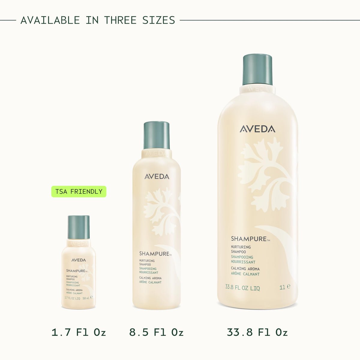 Aveda Shampure Nurturing Shampoo for Fine to Medium Hair, 33.8 Fl Oz