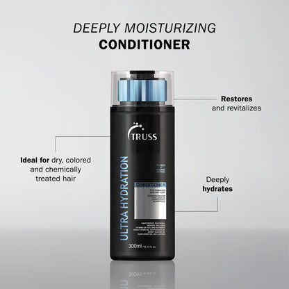 TRUSS Ultra Hydration Hair Conditioner for Dry, Damaged Hair 10.14 OZ