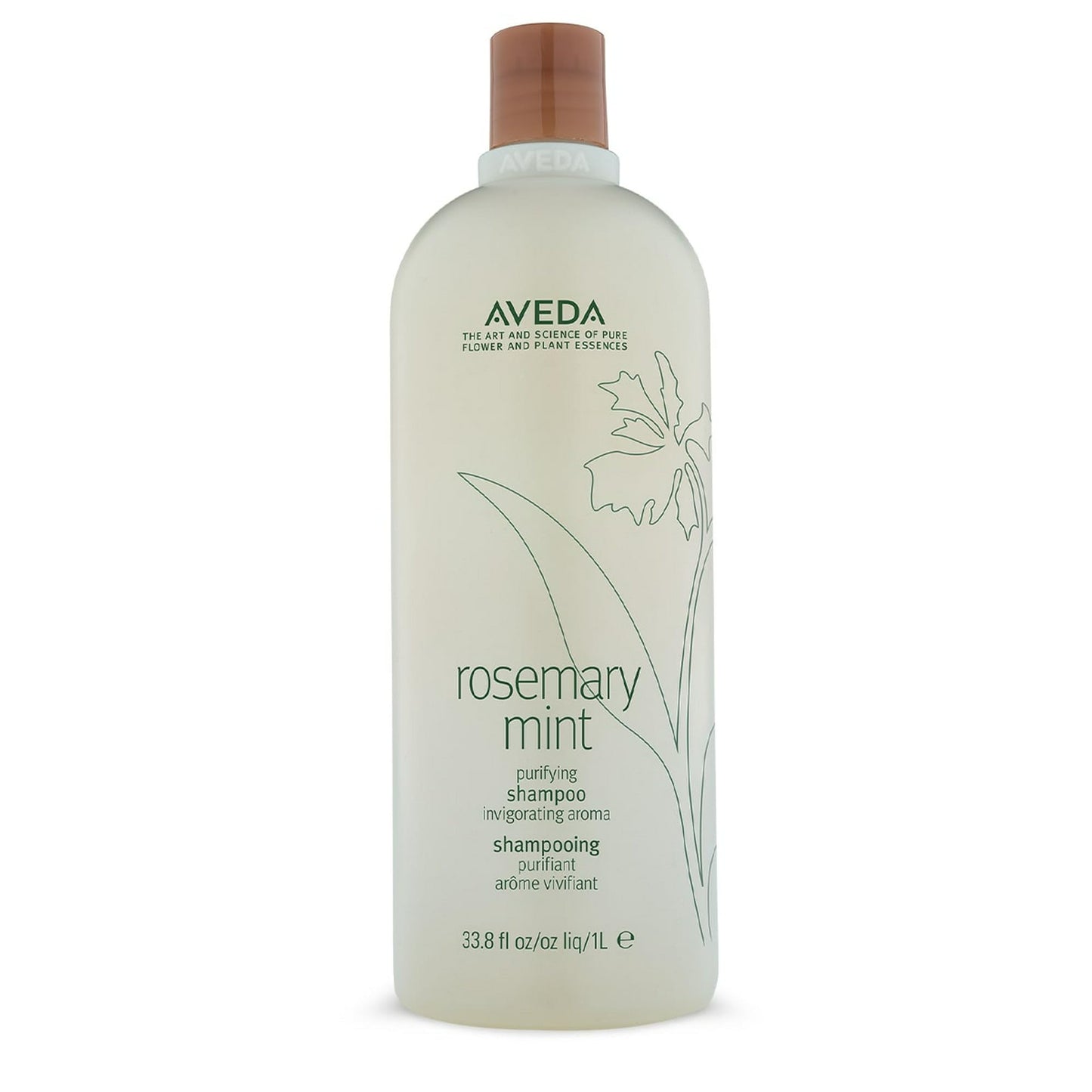 Aveda Mint Purifying Shampoo and Weightless Conditioner Duo Liter, Rosemary
