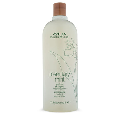 Aveda Mint Purifying Shampoo and Weightless Conditioner Duo Liter, Rosemary