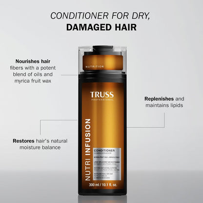 TRUSS Nutri Infusion Hair Conditioner for Damaged Hair 10.14 fl oz