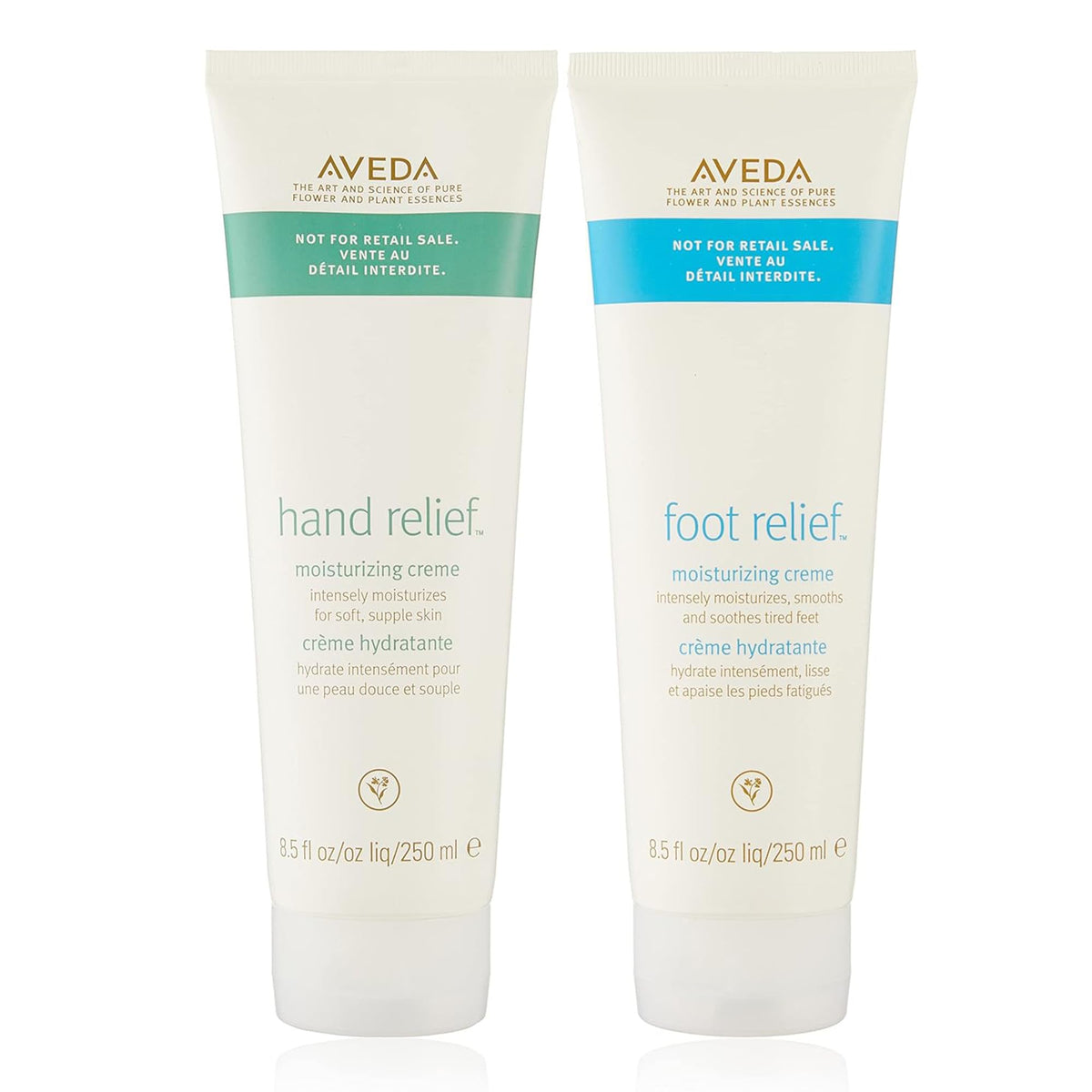 Aveda Foot and Hand relief set. professional size 8.5oz 250ml