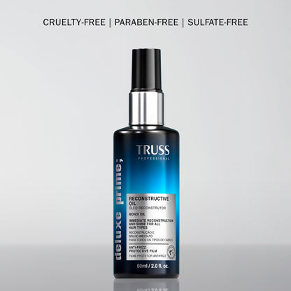 TRUSS Deluxe Prime Reconstructive Hair Oil for Damaged Hair 2 Fl OZ