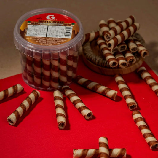 Abu Auf Hazelnut Wafer Rolls, 35 Pieces, Perfect for Gatherings and Parties