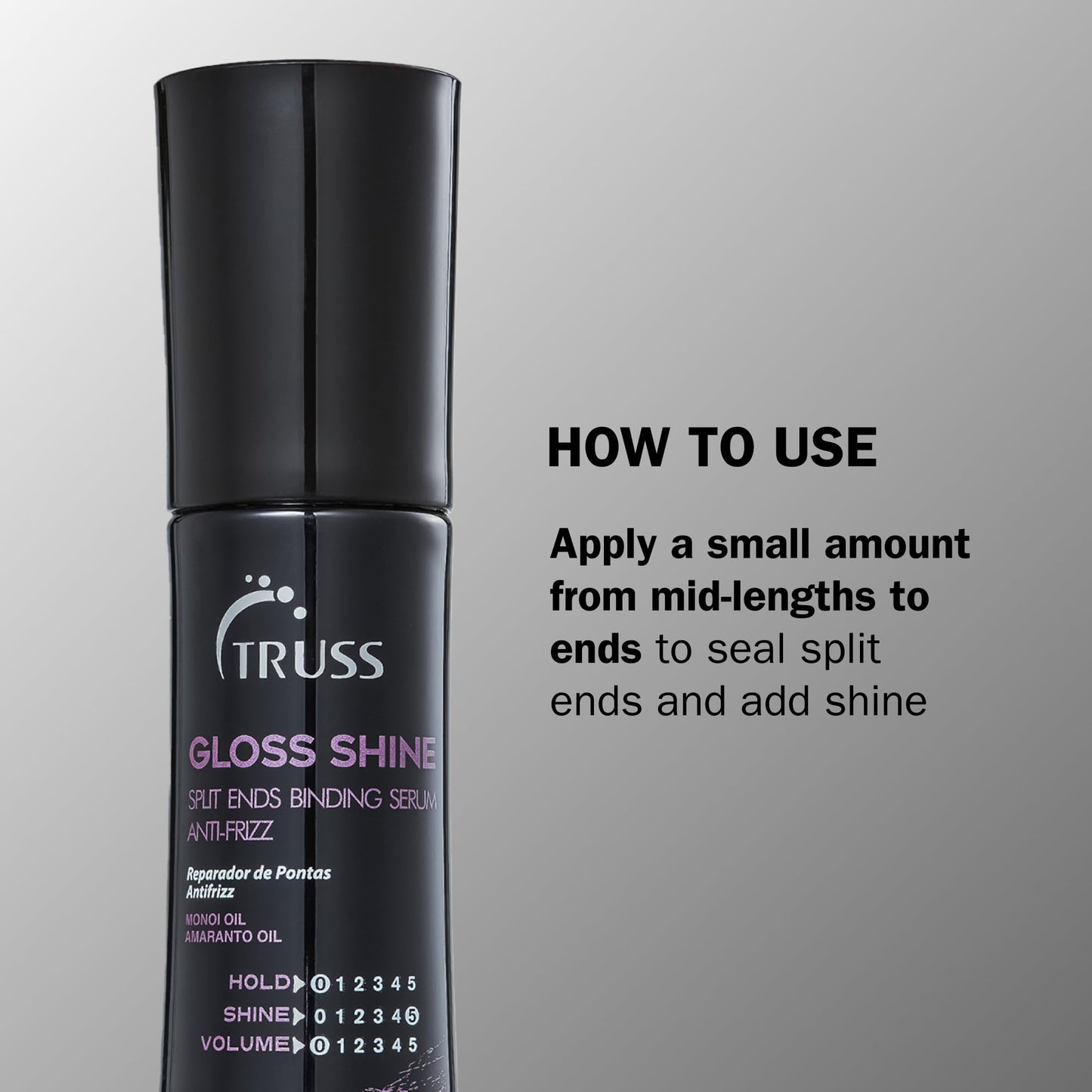 Truss Gloss Hair Smooth and Shine Split Ends Repair Serum 90 Ml