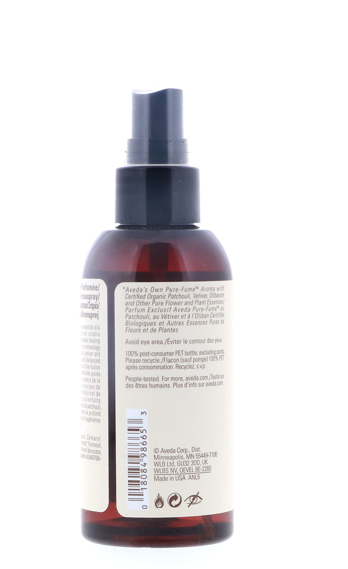 Aveda Chakra 1 Balancing Body Mist 3.4 oz