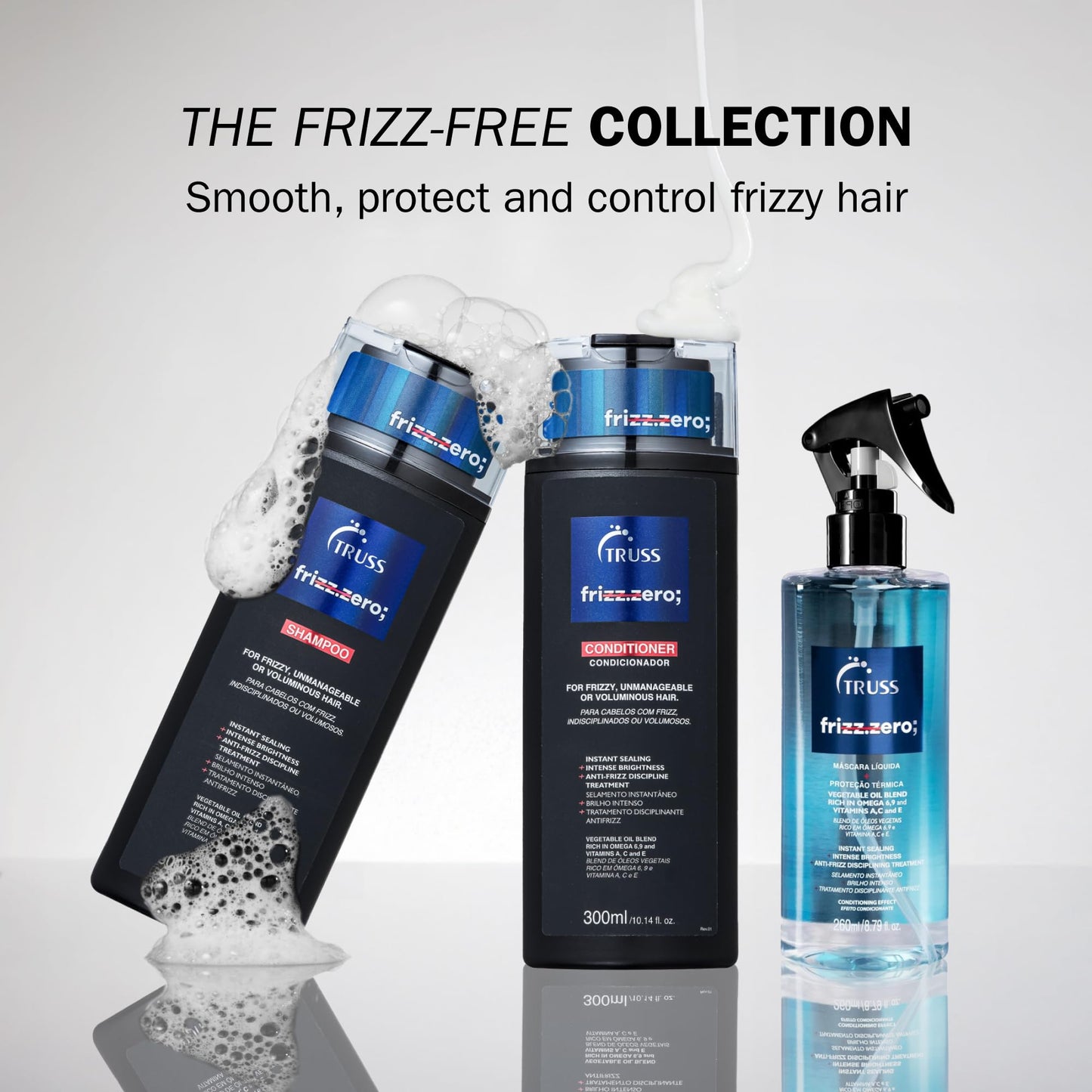 Truss Frizz Zero Conditioner For Frizzy Hair 10.14 OZ