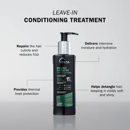 TRUSS Brush Keratin Hair Treatment 8.45 OZ