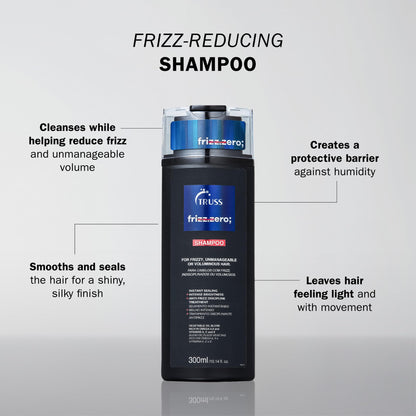 Truss Frizz Zero Shampoo For Frizzy Hair 10.14 OZ