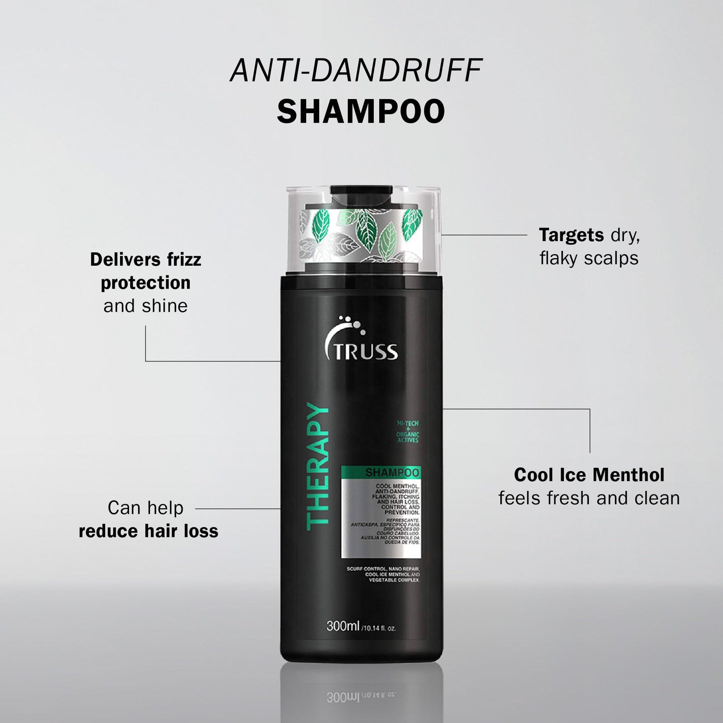 TRUSS Therapy Anti Dandruff Shampoo 10.14 OZ