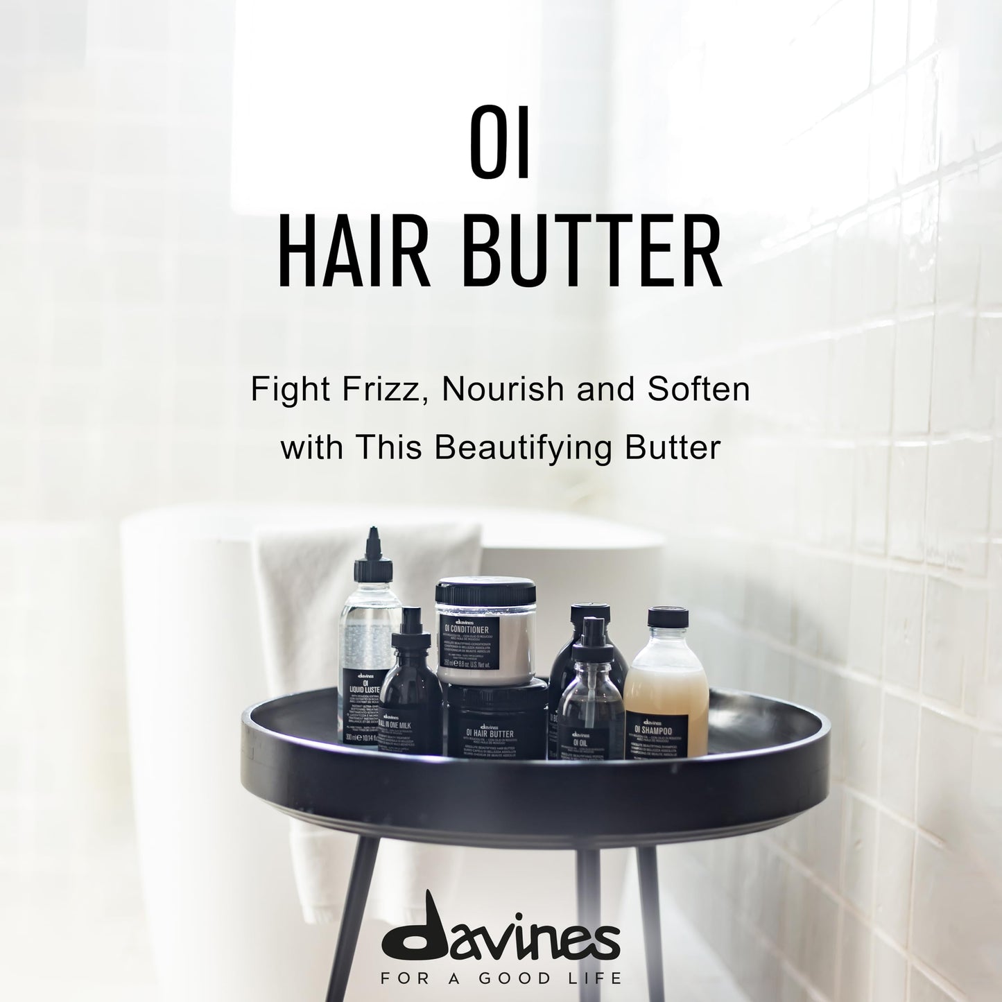 Davines OI Hair Butter, Deeply Nourishing Antioxidant Mask, 8.45 Fl Oz