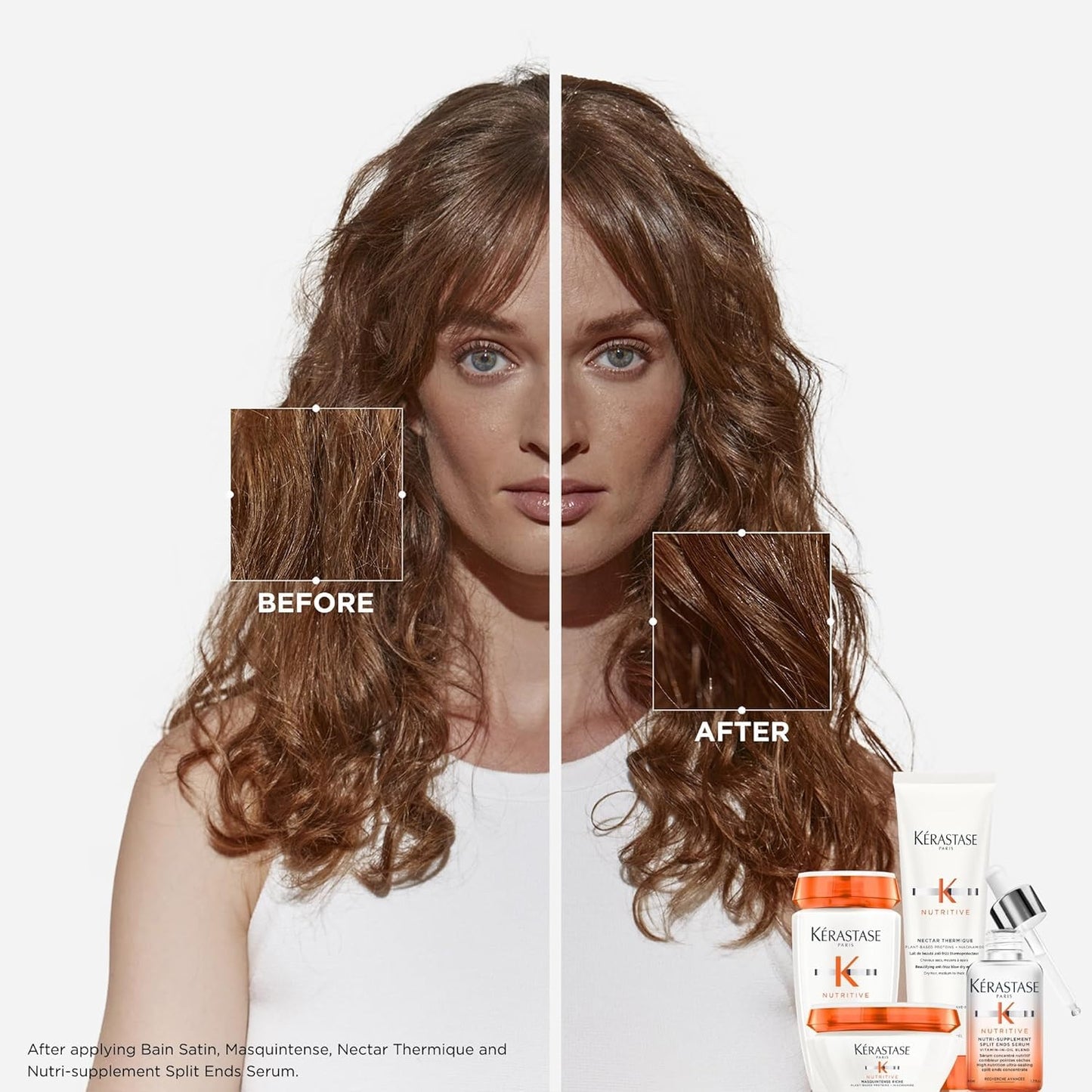 Kerastase Nutritive Split Ends Hair Serum For Dry Hair, 1.7 Fl Oz
